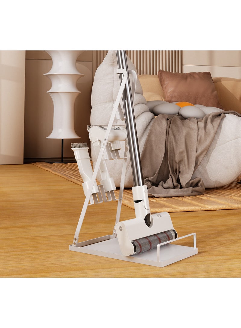 Japanese-style vacuum cleaner storage rack, home decor organizing storage shelf, dusting vacuum cleaner stand, mop rack, batch - Image 3